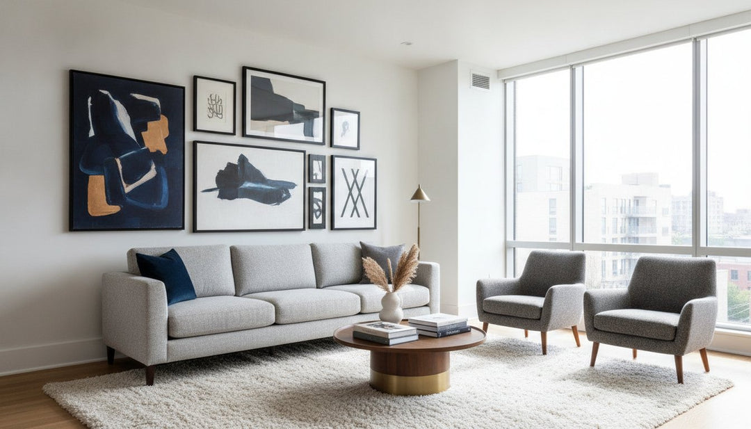 7 Inspiring Decorating Ideas for the Wall Behind Your Sofa