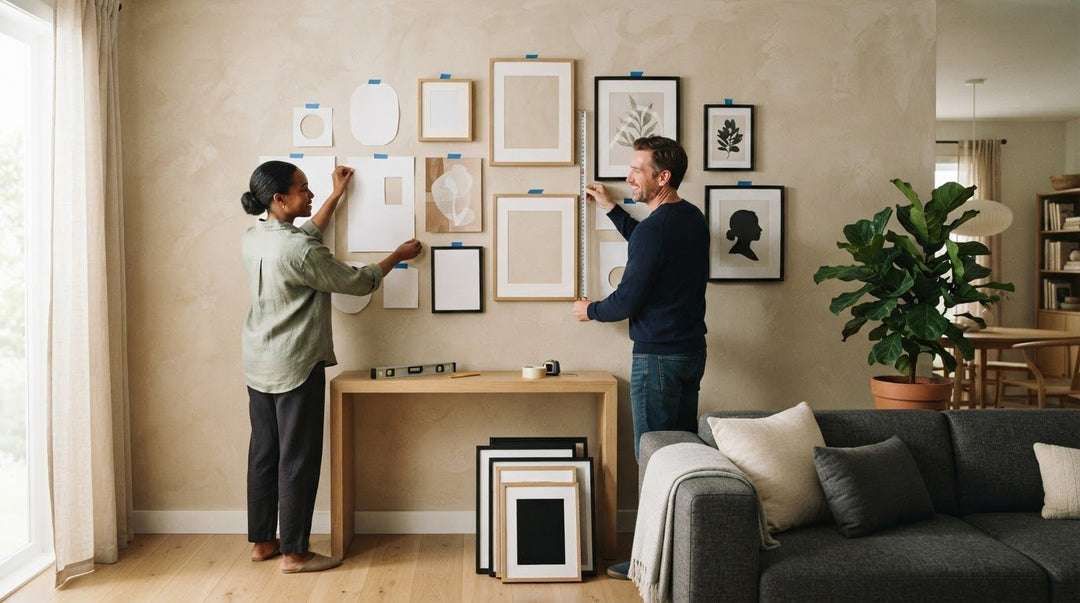How to Create a Gallery Wall Layout That Feels Balanced