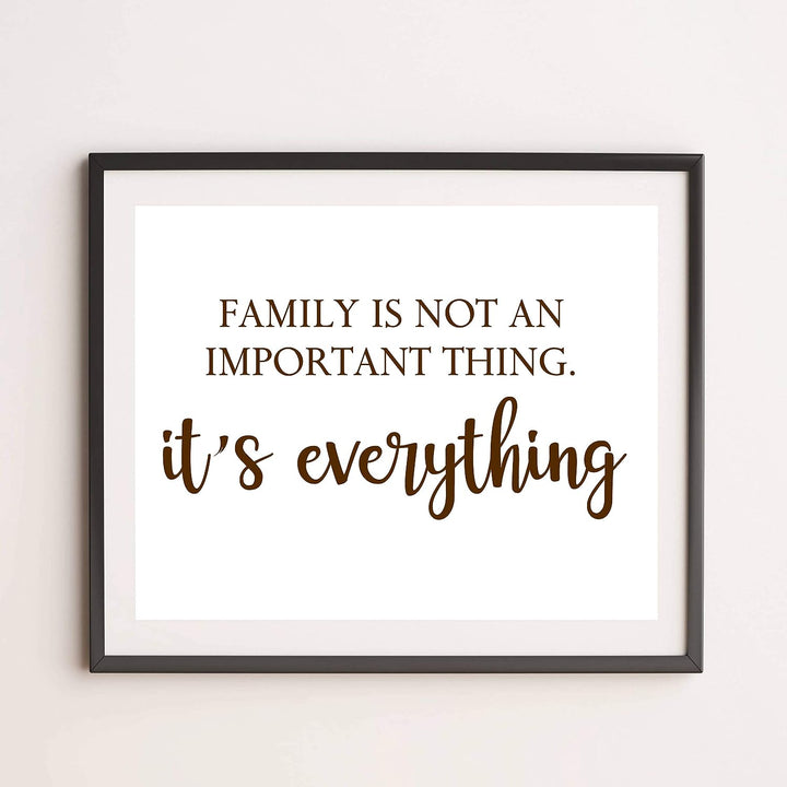 Family Is Not an Important Thing, It&