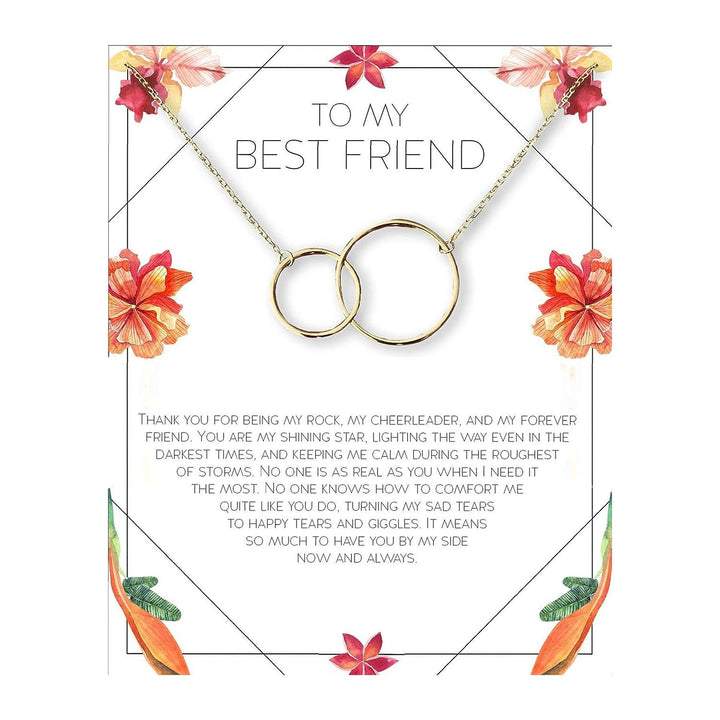 To My Best Friend- Thank You For Everything- 8 x 10"-Floral Wall Art Print- Ready to Frame. Perfect For Spouse, Life Partners &amp; BFF&