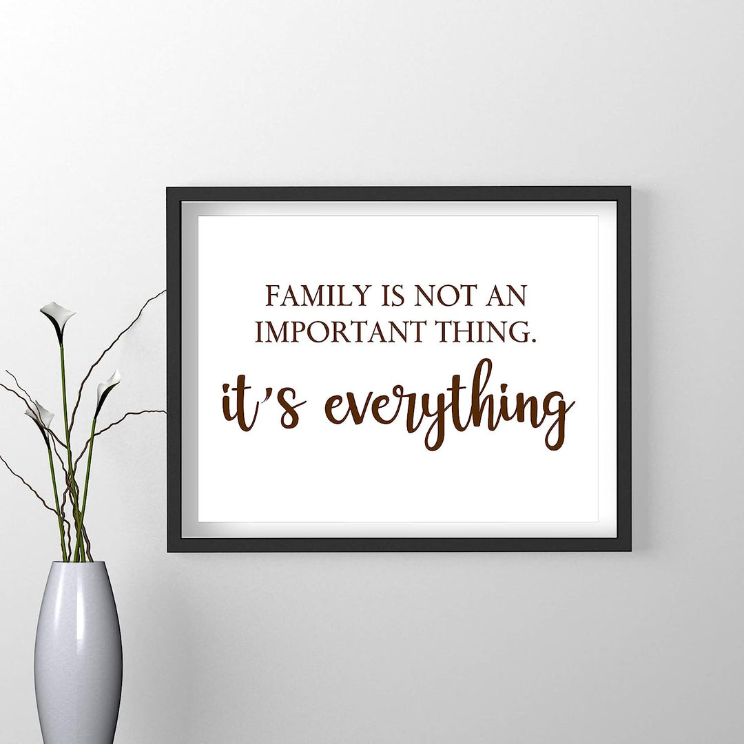 Family Is Not an Important Thing, It&