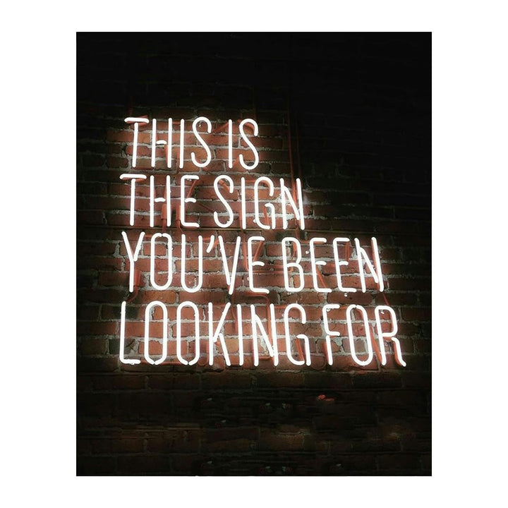 This Is The Sign You&