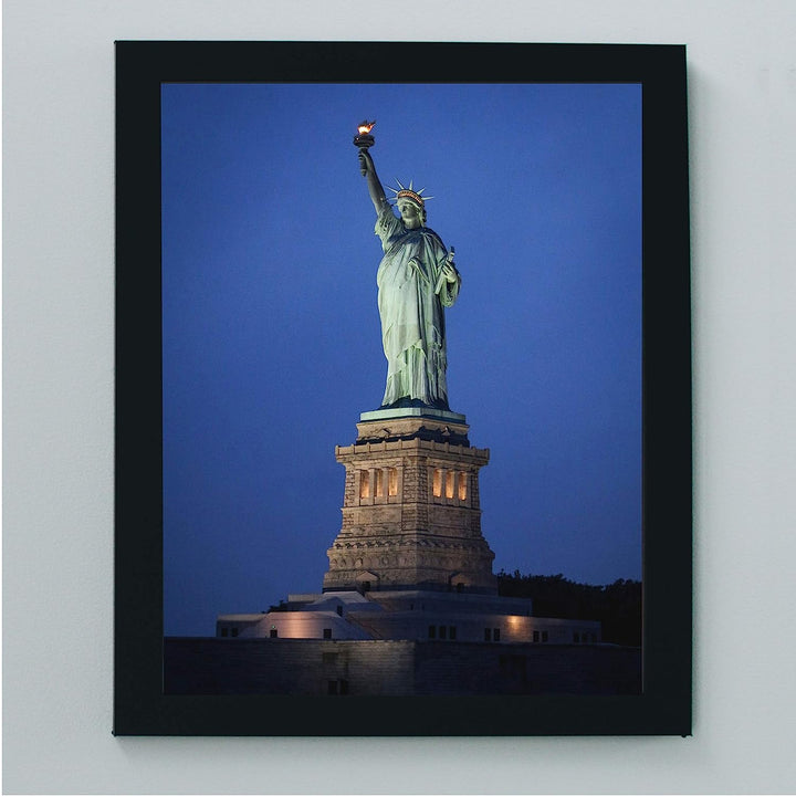 Statue of Liberty-Ellis Island- 8 x 10 Wall Art Print Ready to Frame- Home D?cor, Office D?cor &amp; Wall Print. Makes a Perfect Wall Art Decoration for Patriotism &amp; Freedom.