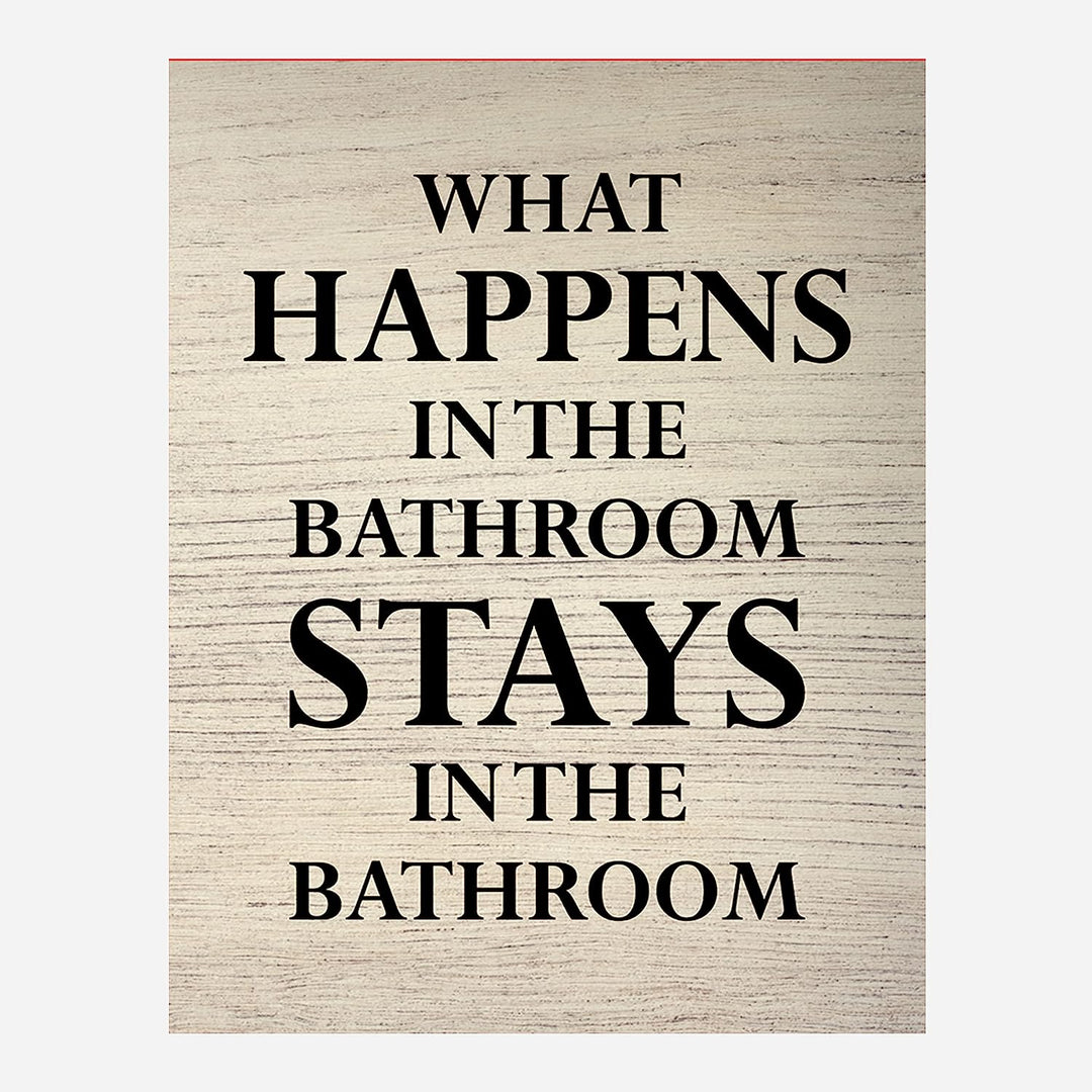 So Fresh So Clean Funny Bathroom Decor-Set of (4)-8 x 10" Wall Prints-Ready to Frame. Humorous Signs-"Welcome-Please Seat Yourself"-"Soap Not Just For Decoration" Fun Home-Guest Bathroom Decor!