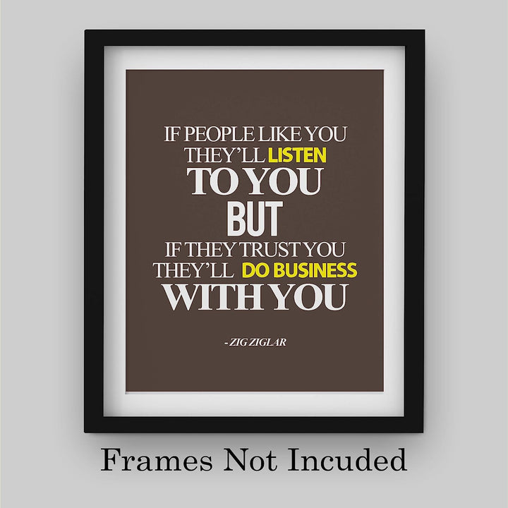 Zig Ziglar Quote-"If People Trust You-They&