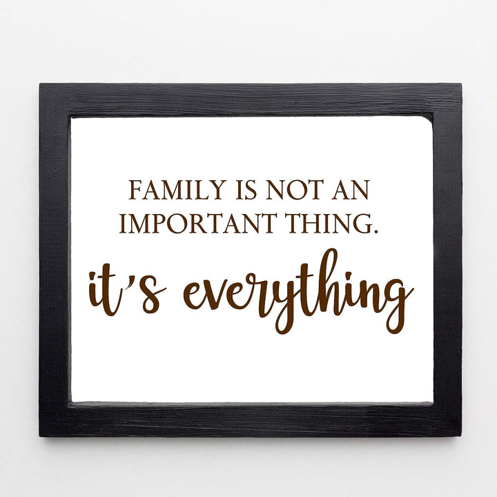 Family Is Not an Important Thing, It&
