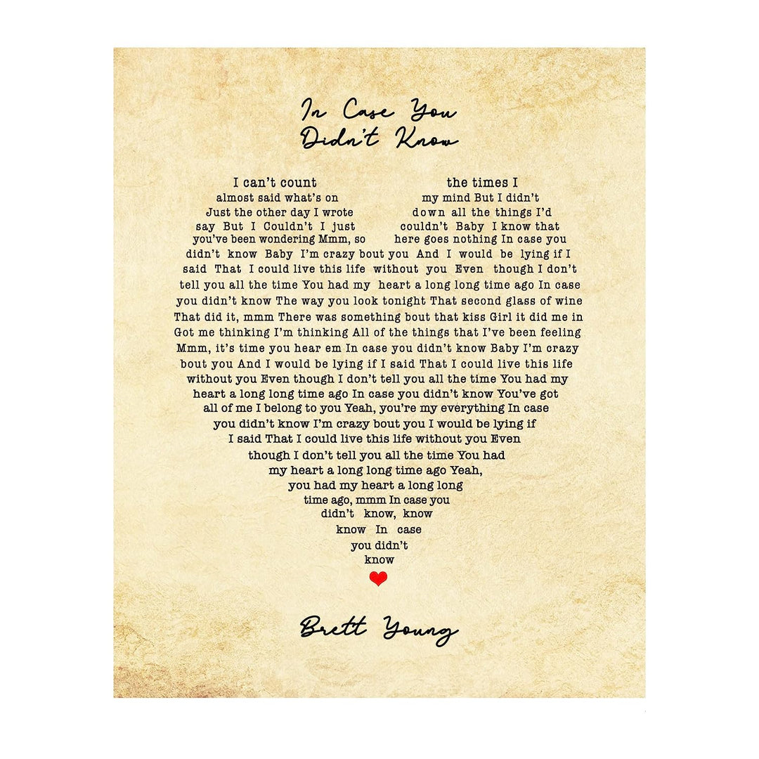 Brett Young-"In Case You Didn&
