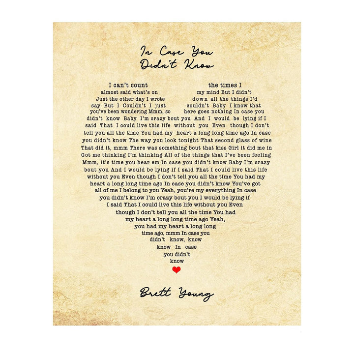 Brett Young-"In Case You Didn&