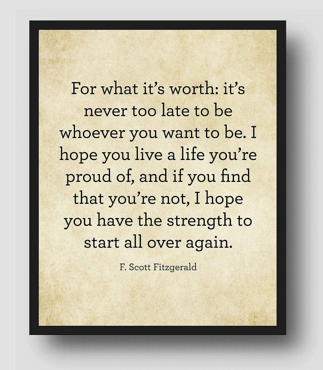 F. Scott Fitzgerald Quotes-"For What It&