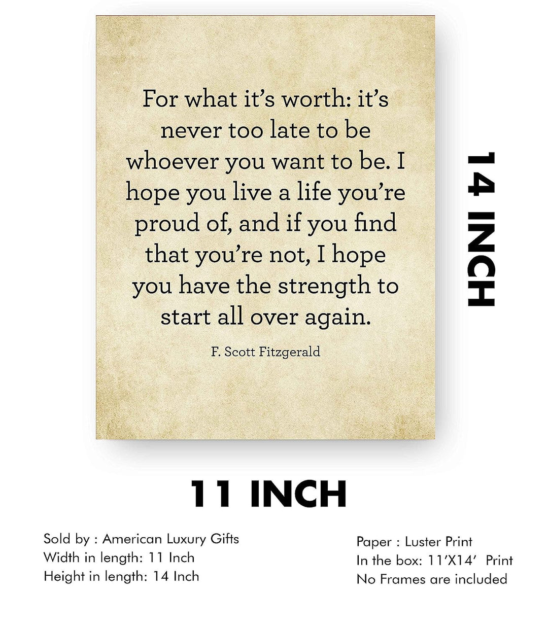 F. Scott Fitzgerald Quotes-"For What It&