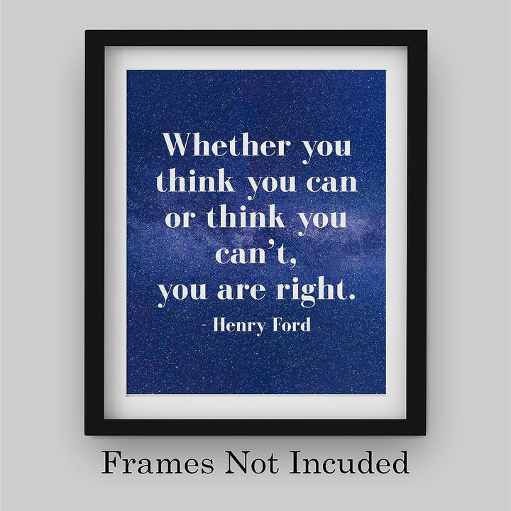 Whether You Think You Can or Can&