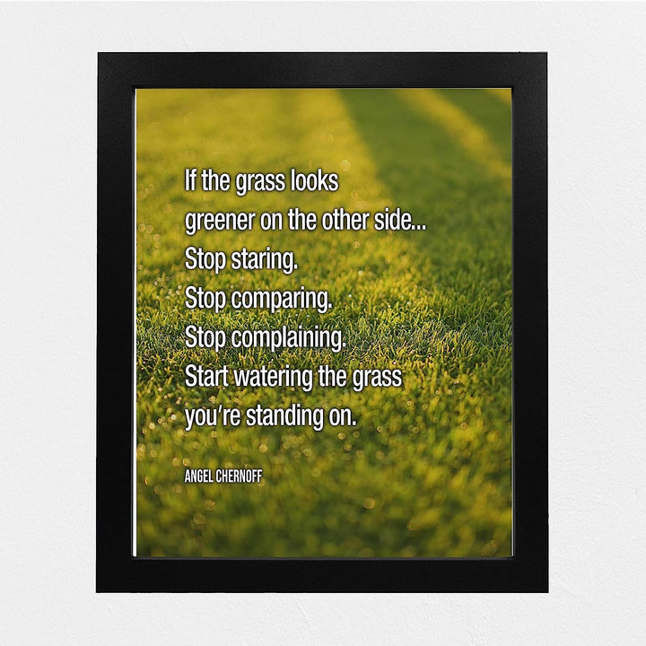 Start Watering the Grass You&