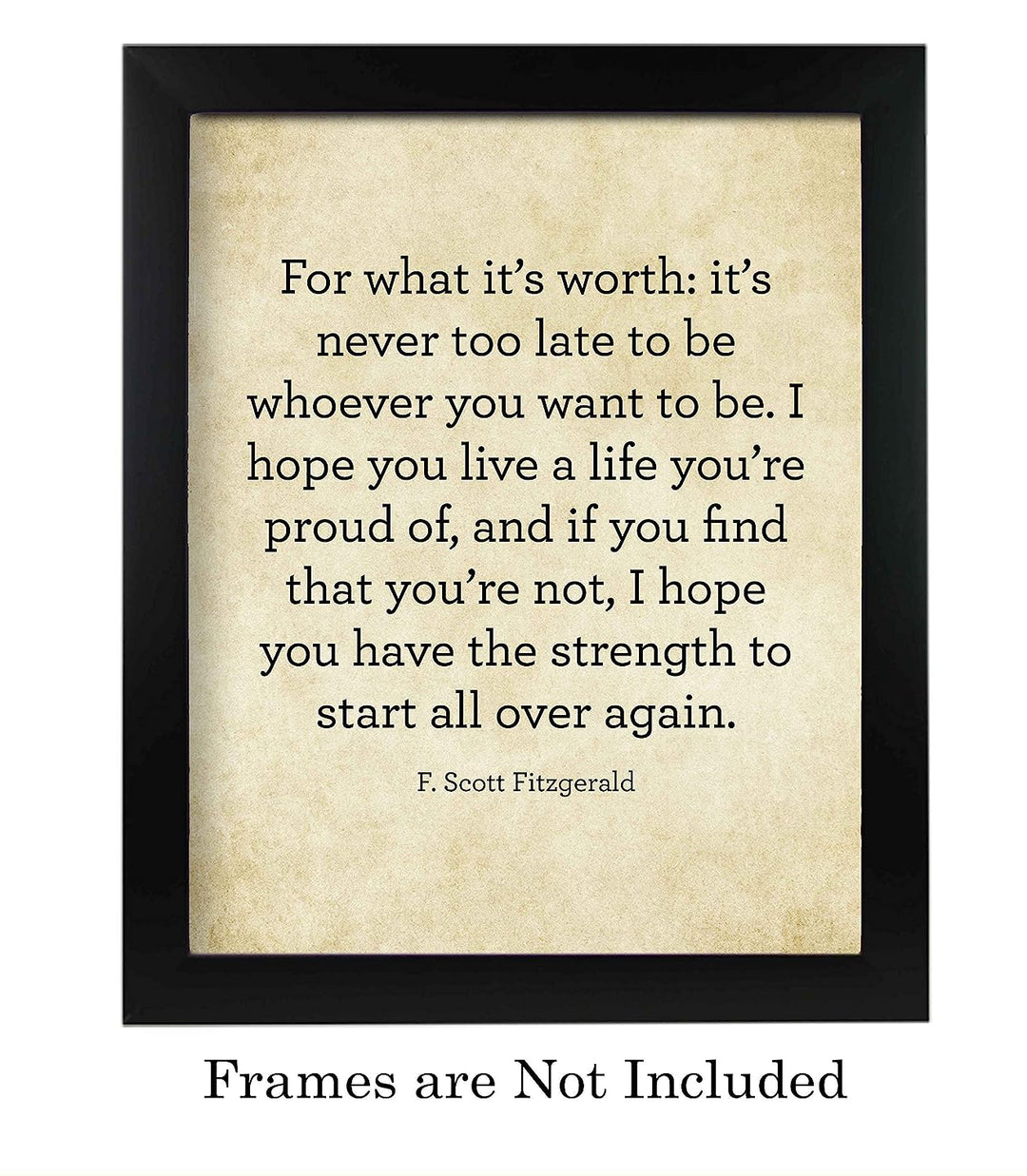 F. Scott Fitzgerald Quotes-"For What It&