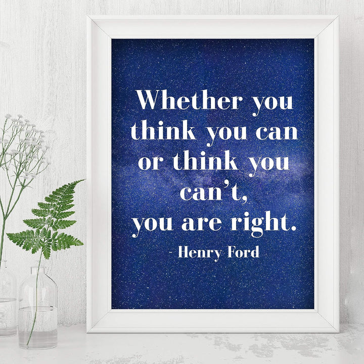 Whether You Think You Can or Can&