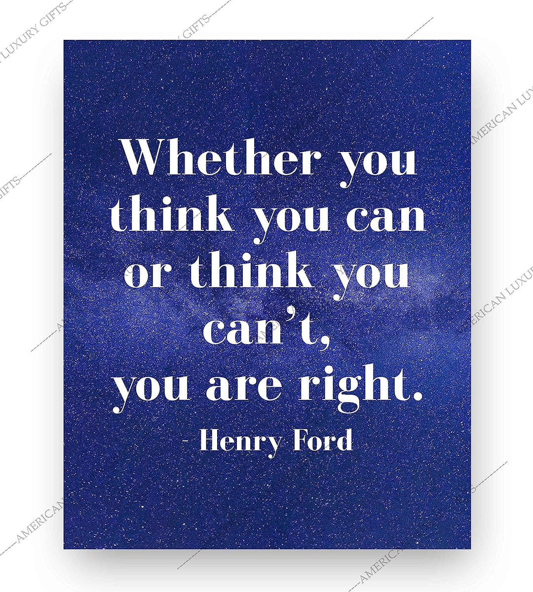 Whether You Think You Can or Can&