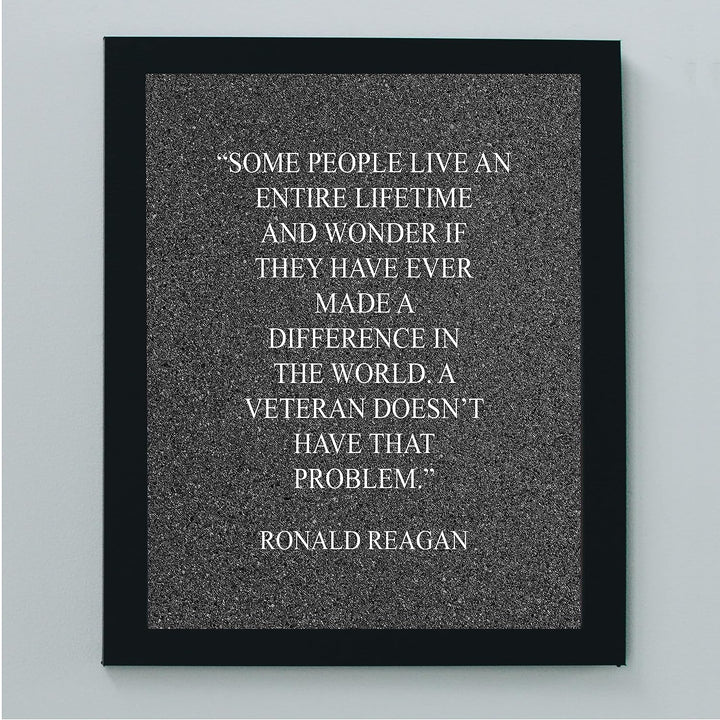 Ronald Reagan Quotes-"Ten Commandments Run Through US Congress"-Political Wall Art -10x8" Presidential Portrait Print-Ready to Frame. Modern Home-Office-School-Library Decor. Great Patriotic Gift!