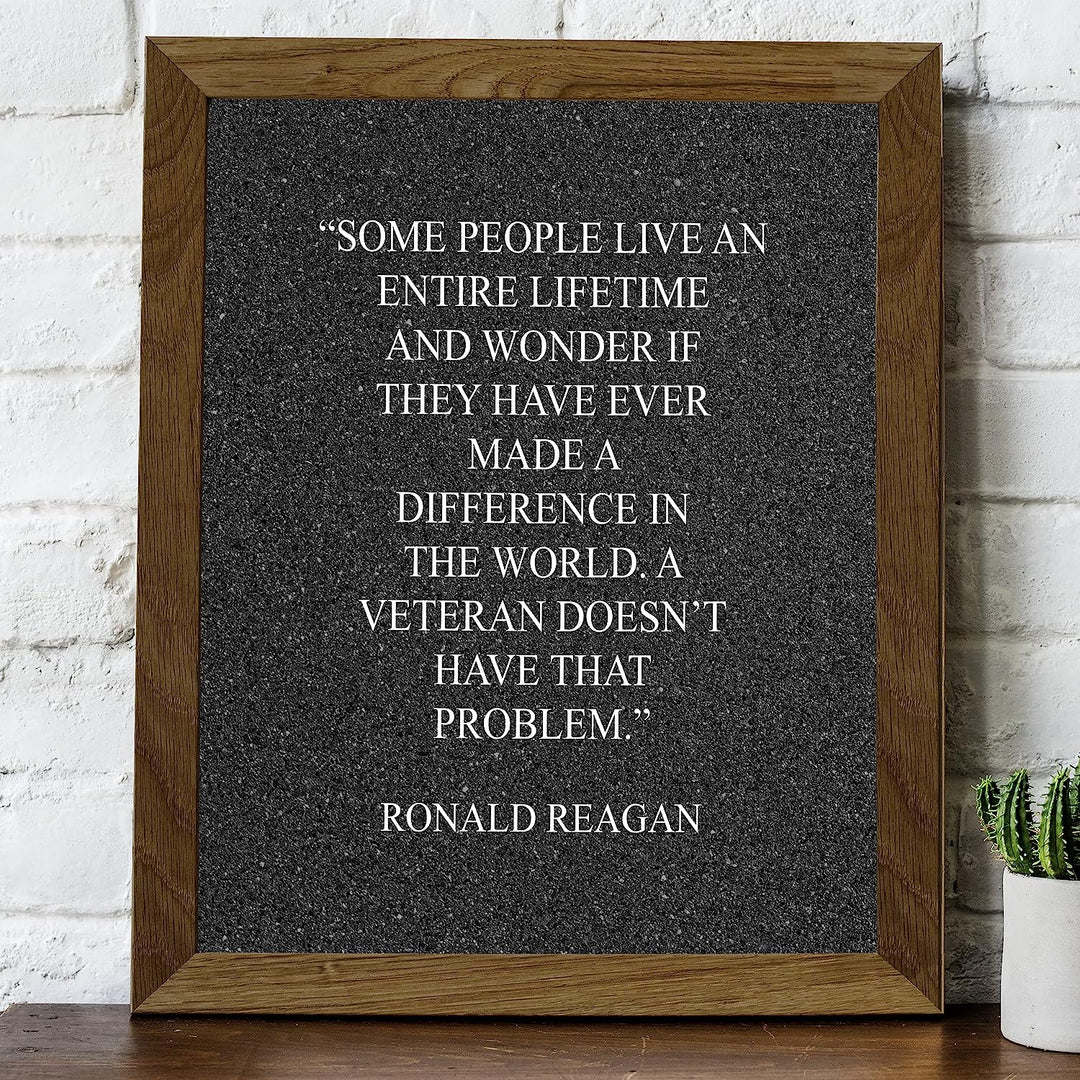 Ronald Reagan Quotes-"Ten Commandments Run Through US Congress"-Political Wall Art -10x8" Presidential Portrait Print-Ready to Frame. Modern Home-Office-School-Library Decor. Great Patriotic Gift!