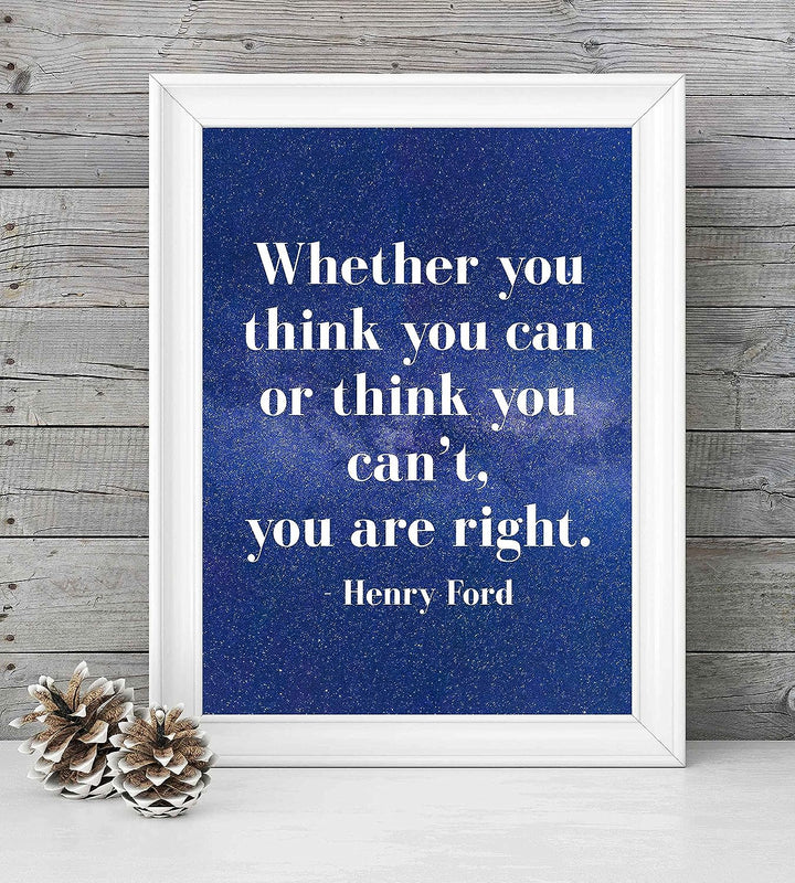 Whether You Think You Can or Can&