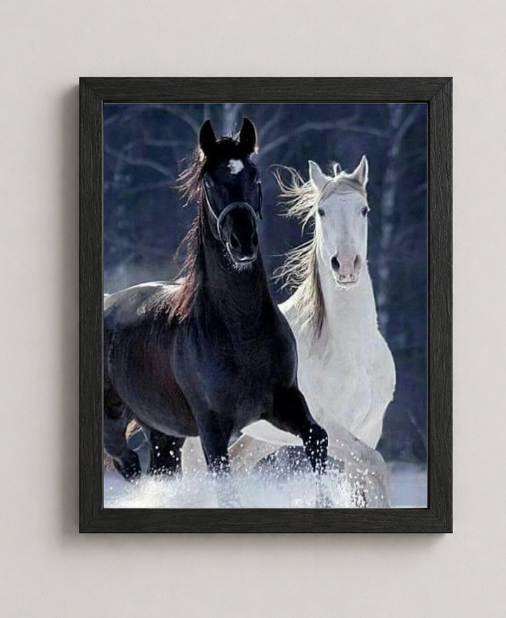 Western Country Decor for Living Room or Horse Wall Art