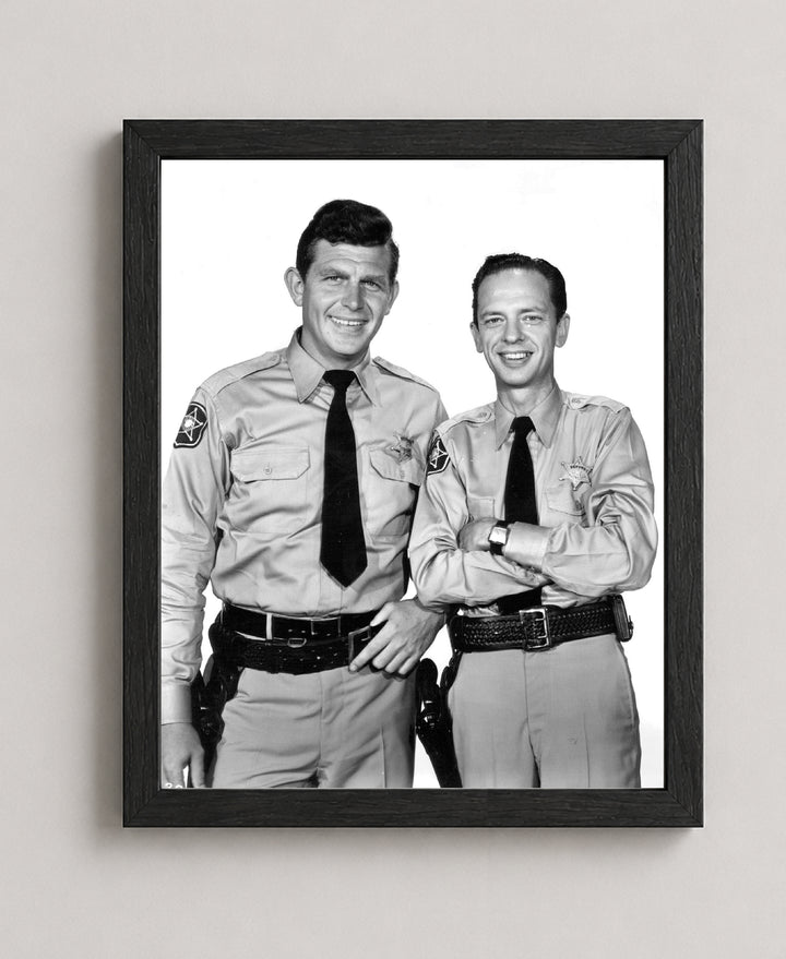 Sheriff Andy &amp; Deputy Barney Vintage TV Show Inspirational Wall Art