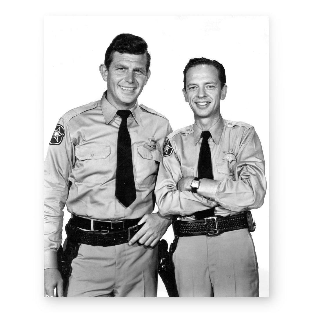 Sheriff Andy &amp; Deputy Barney Vintage TV Show Inspirational Wall Art