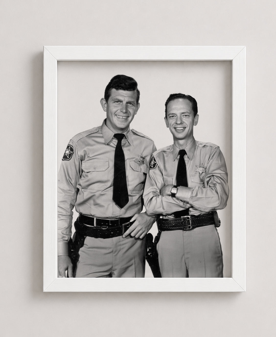 Sheriff Andy &amp; Deputy Barney Vintage TV Show Inspirational Wall Art