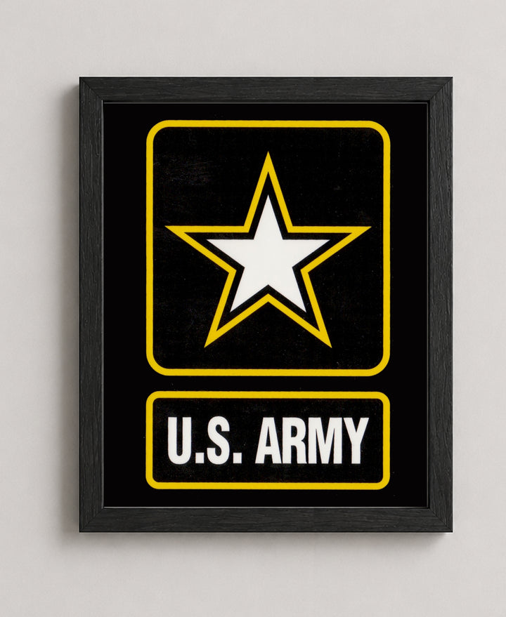 Military Star Inspirational Wall Art