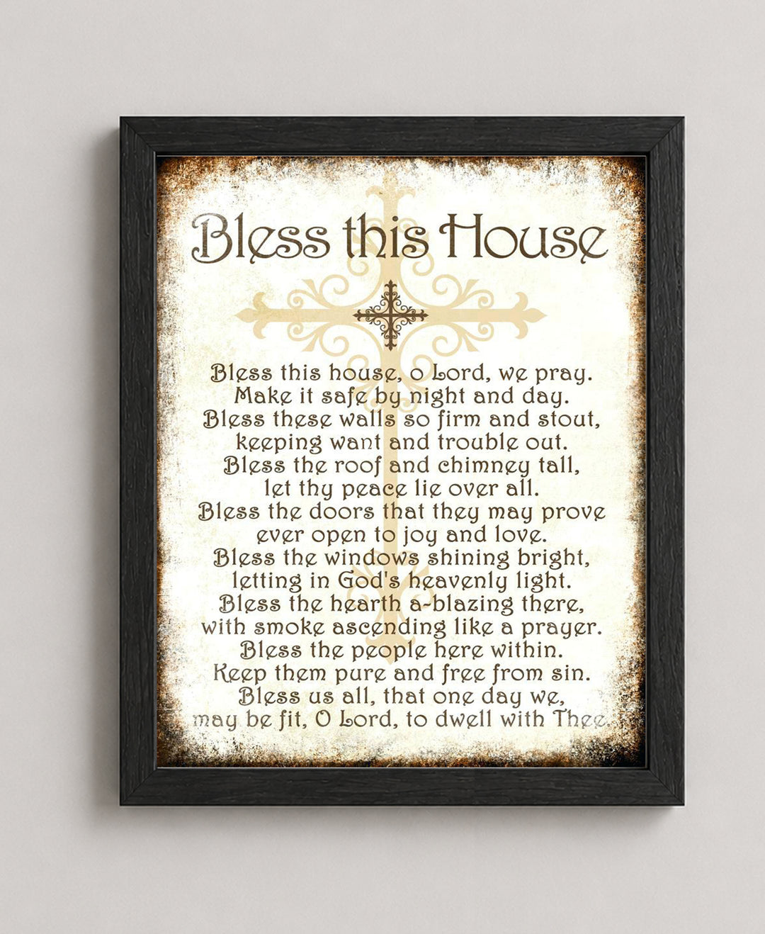 Bless This House Spiritual Inspirational Wall Art