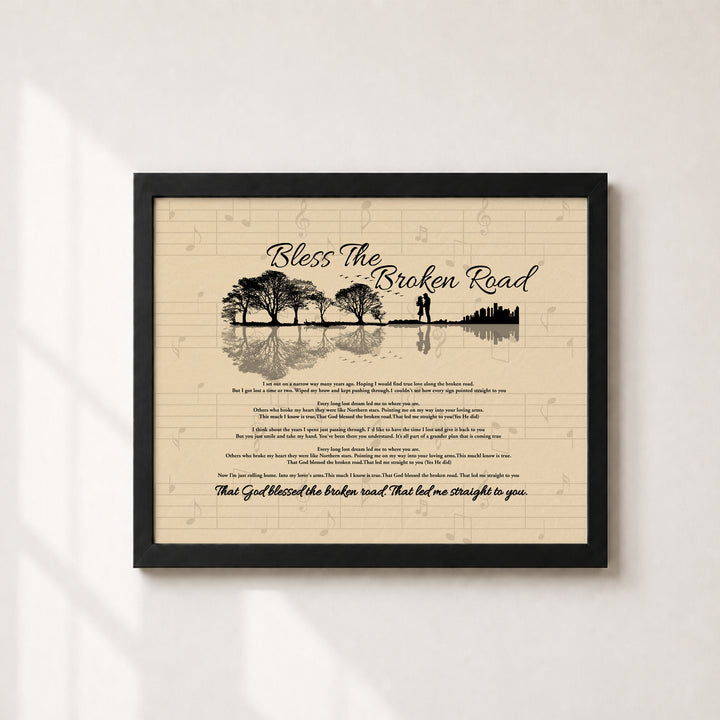 Emotional Country Song Music Wall Art
