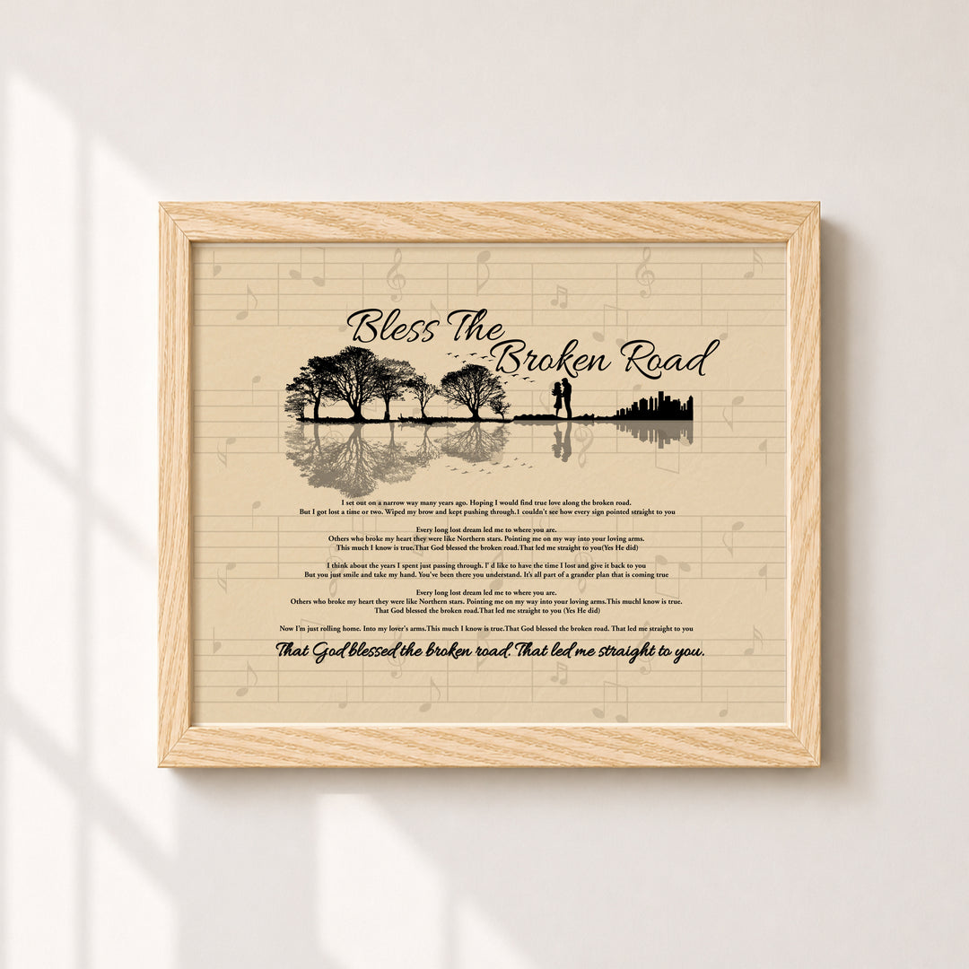 Emotional Country Song Music Wall Art