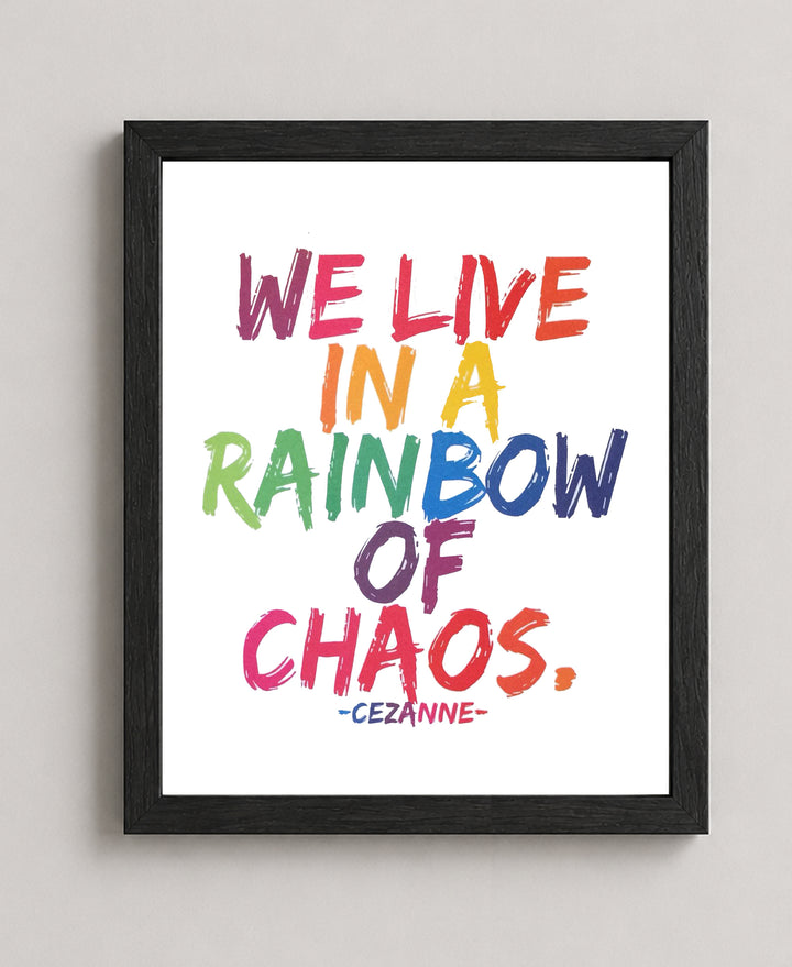 Cez Chaos Inspirational Wall Art