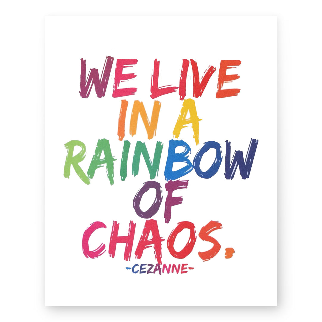 Cez Chaos Inspirational Wall Art