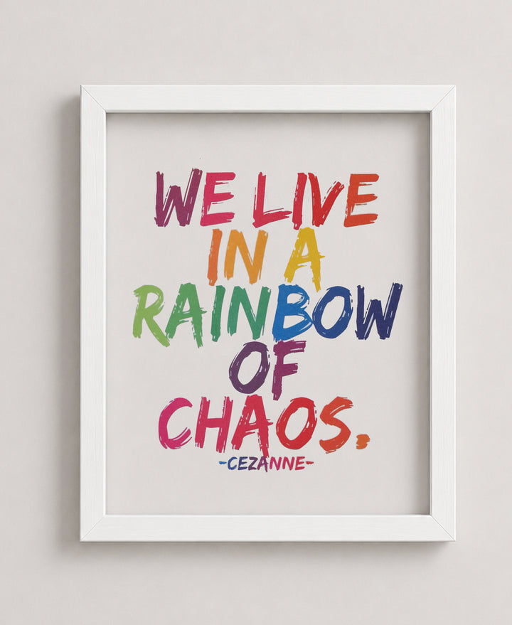Cez Chaos Inspirational Wall Art