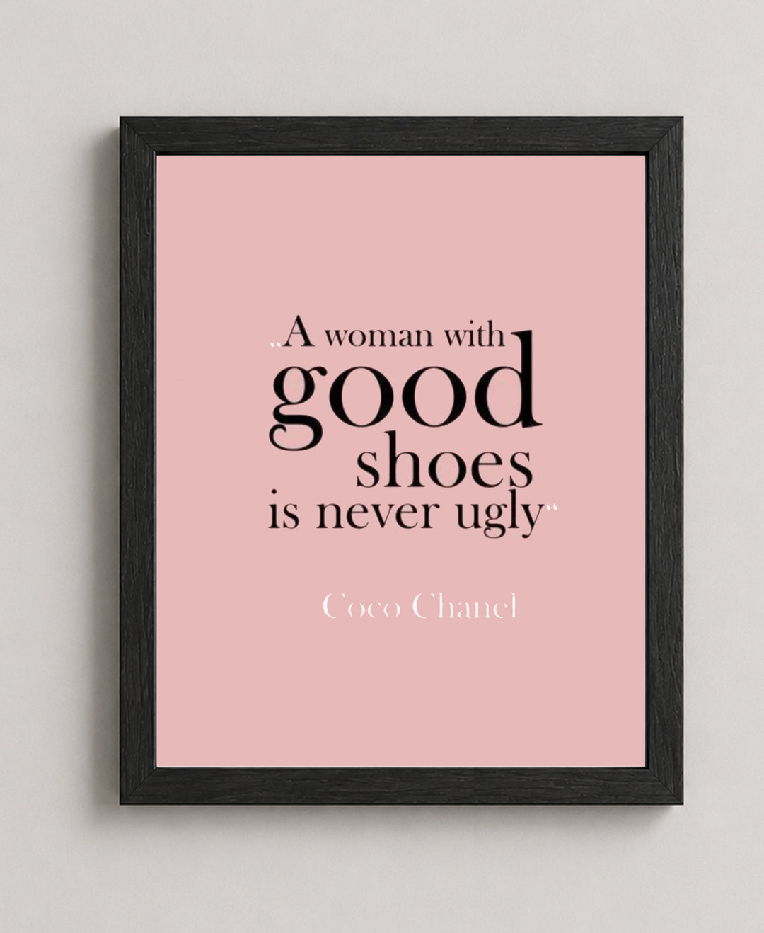 Iconic Woman Fashion Inspirational Wall Art