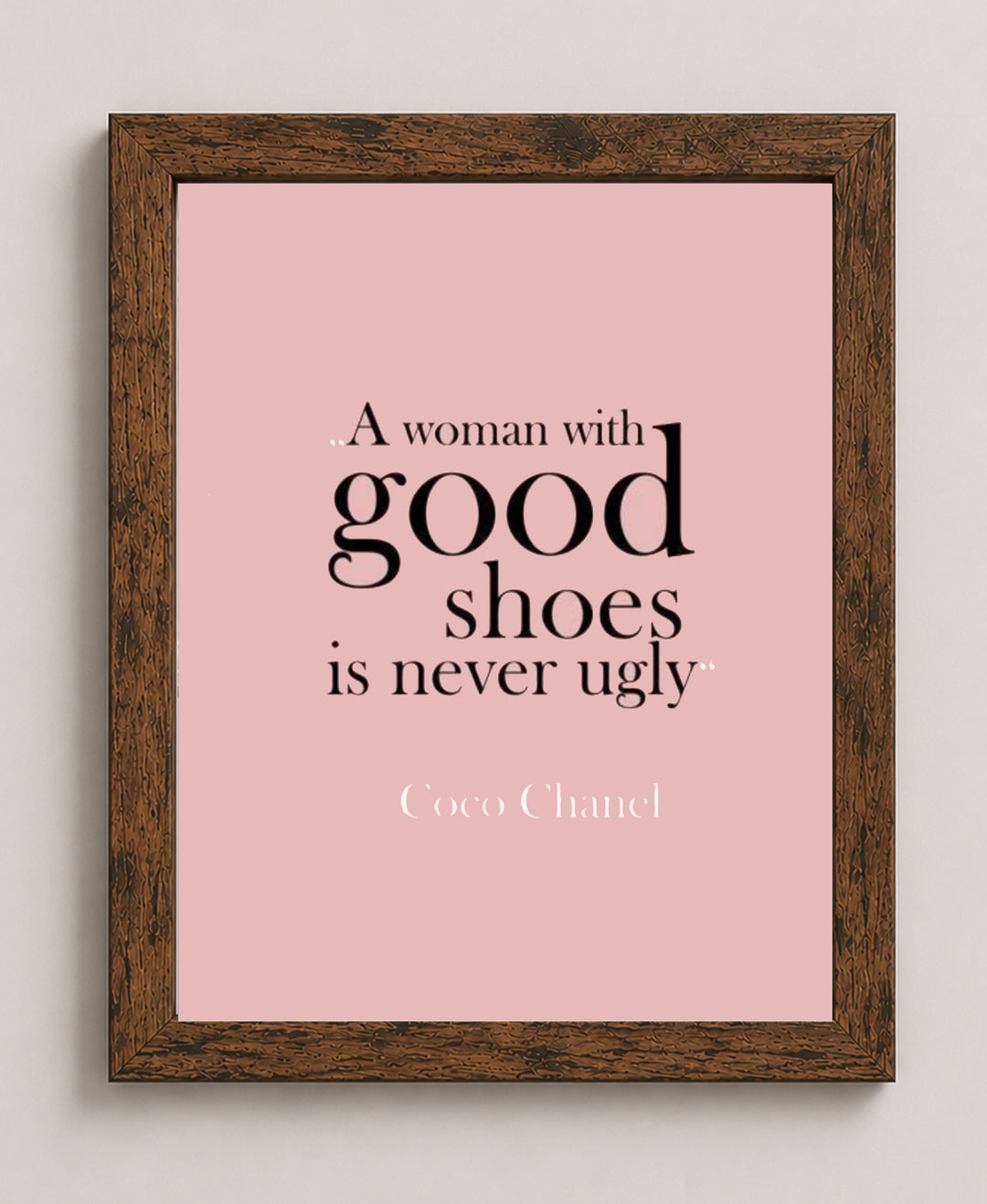 Iconic Woman Fashion Inspirational Wall Art