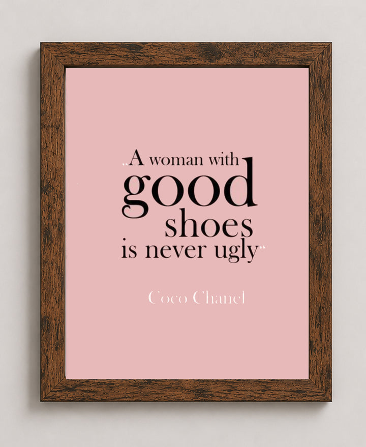 Iconic Woman Fashion Inspirational Wall Art