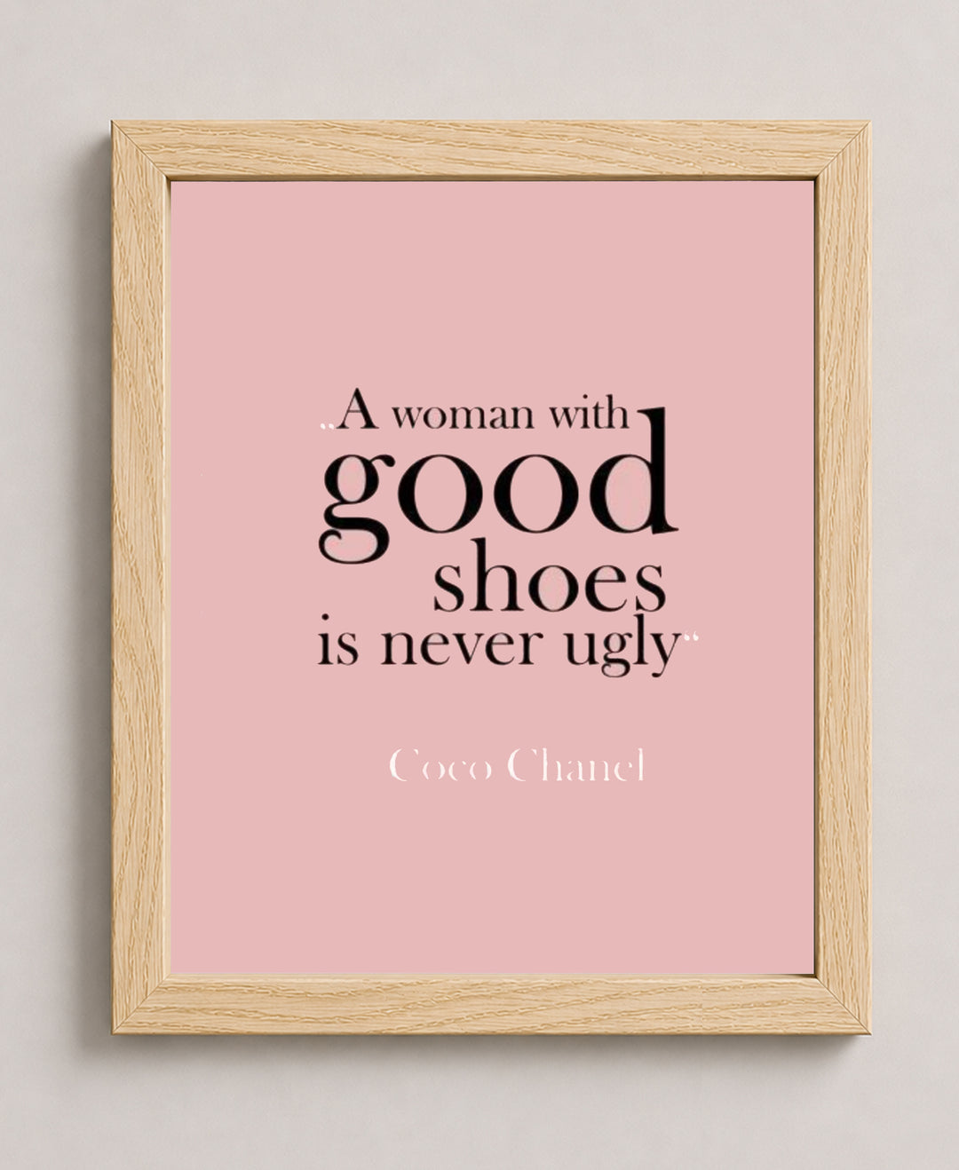 Iconic Woman Fashion Inspirational Wall Art