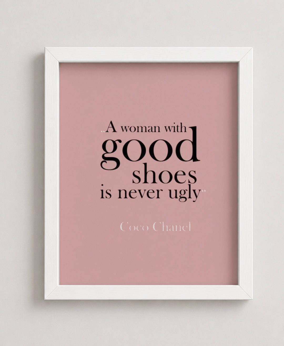 Iconic Woman Fashion Inspirational Wall Art