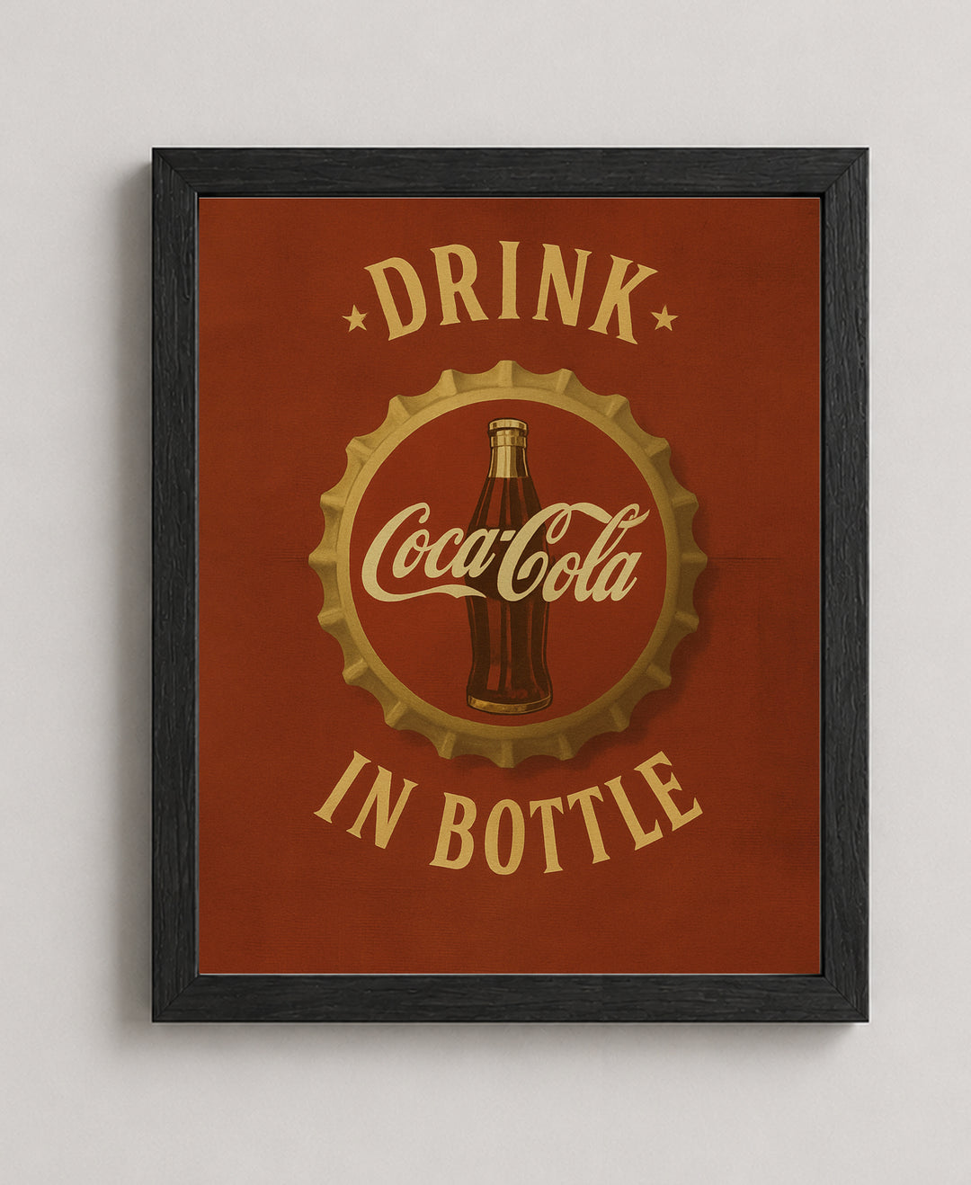 Classic Vintage Bar Wall Art Print Retro Inspirational Wall Art
