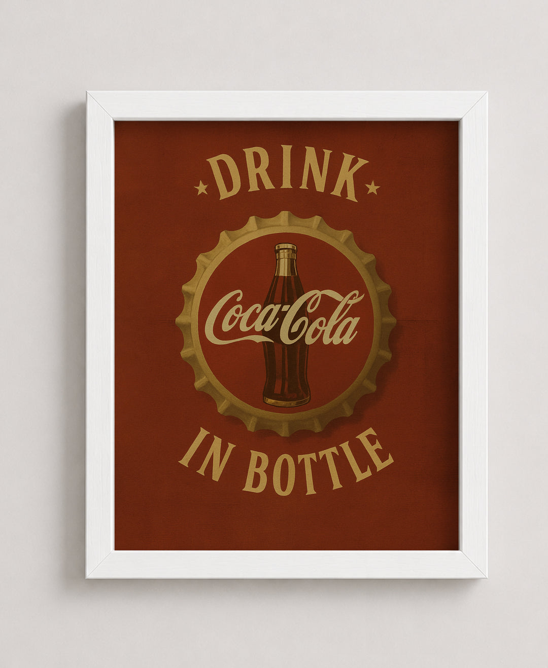 Classic Vintage Bar Wall Art Print Retro Inspirational Wall Art