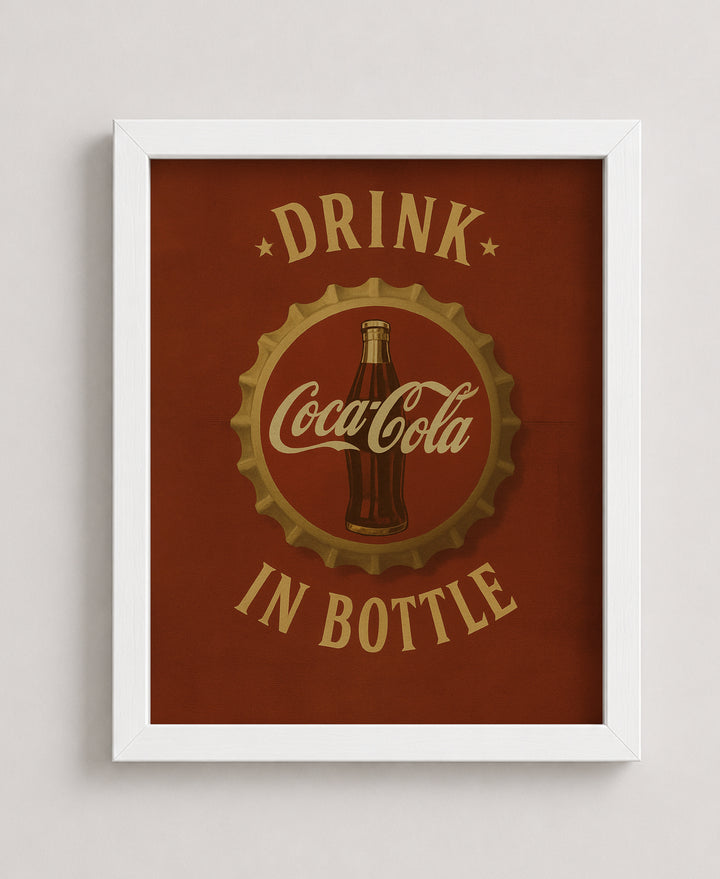 Classic Vintage Bar Wall Art Print Retro Inspirational Wall Art