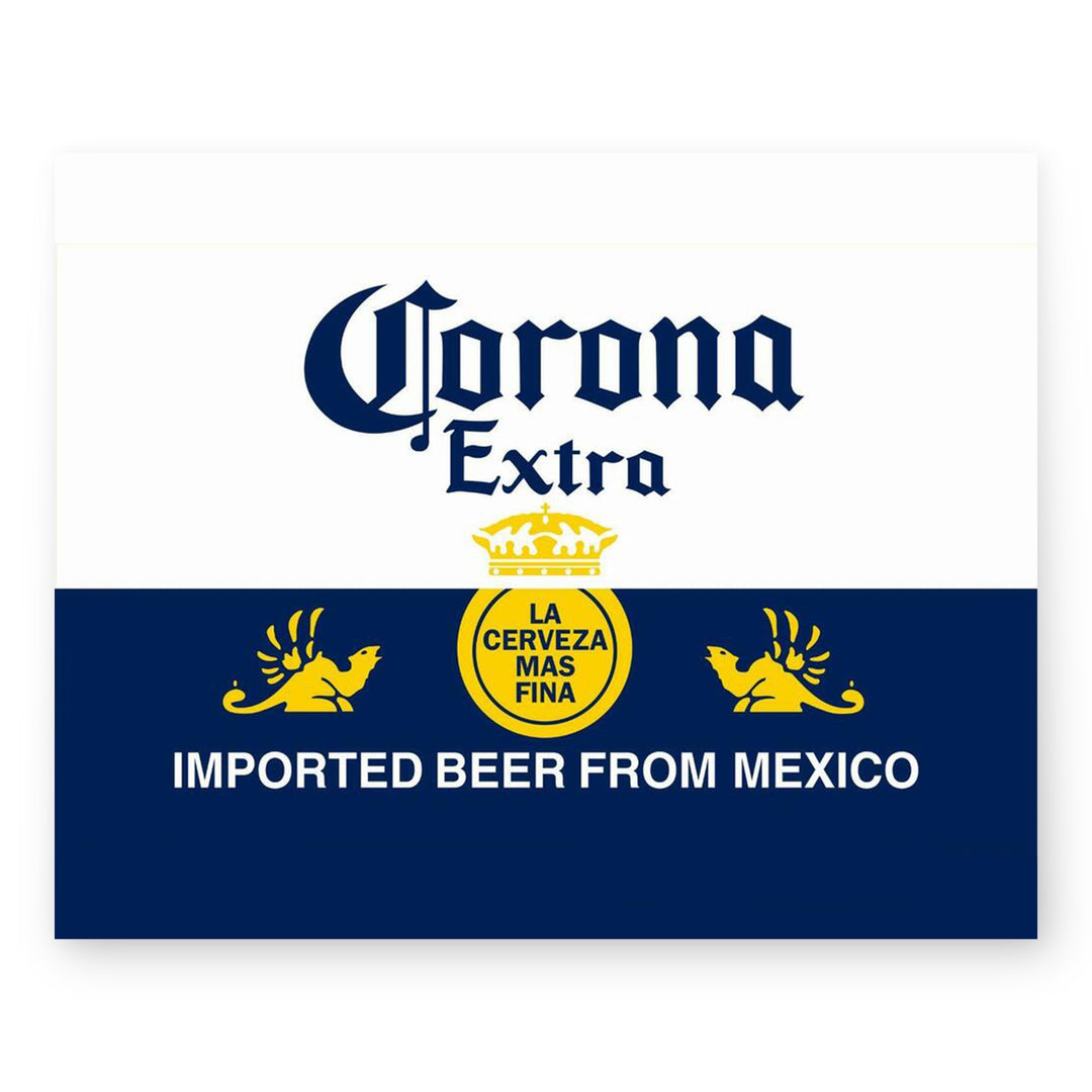Corona Extra Beer Logo Retro Bar Wall Art
