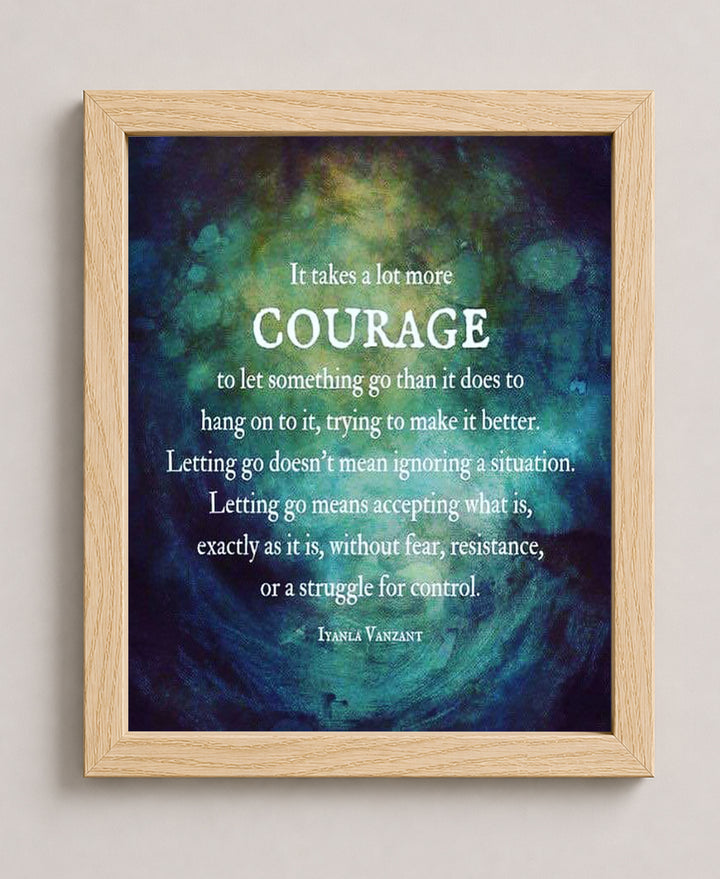 Courage to Let Go&