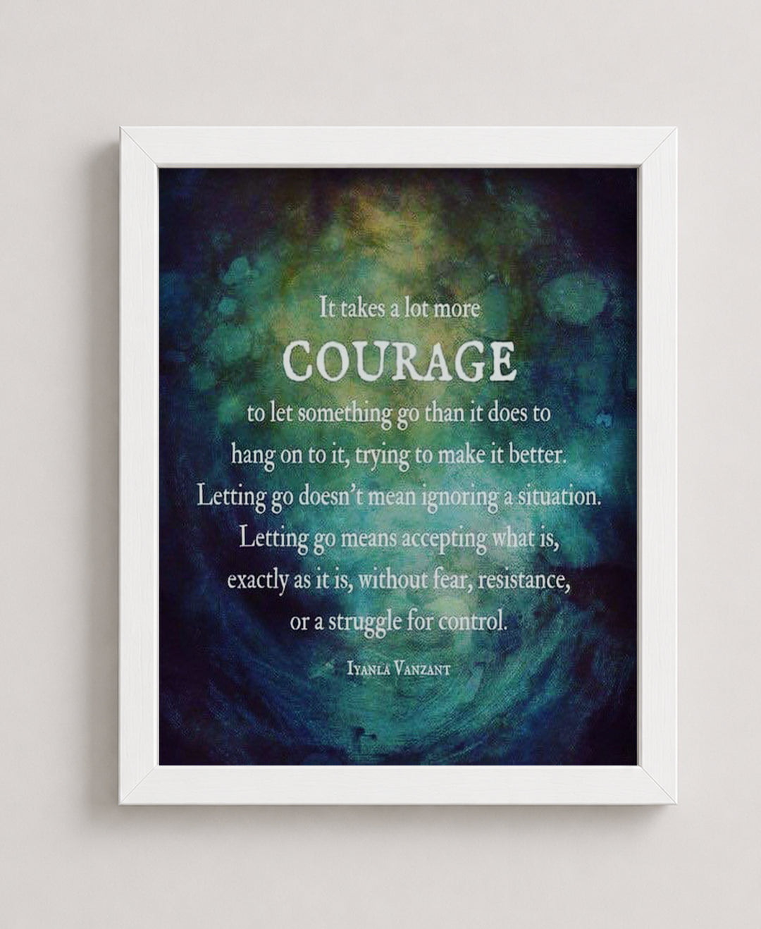 Courage to Let Go&