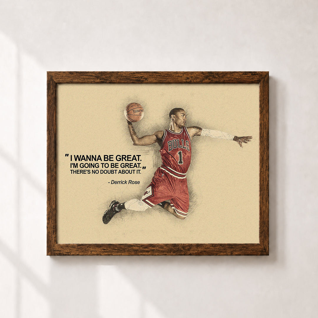 I Wanna Be Great Inspirational Wall Art