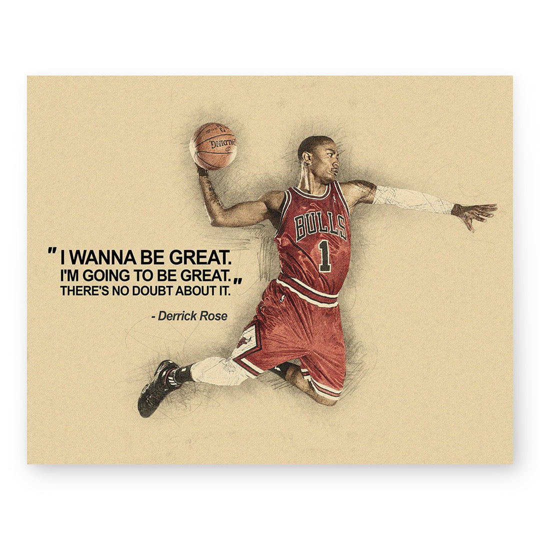 I Wanna Be Great Inspirational Wall Art