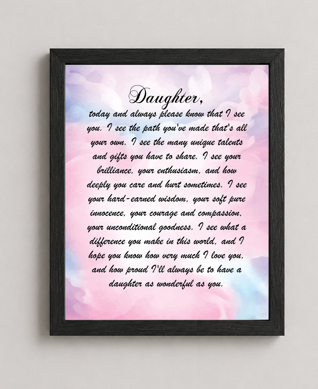 To My Daughter Mother&