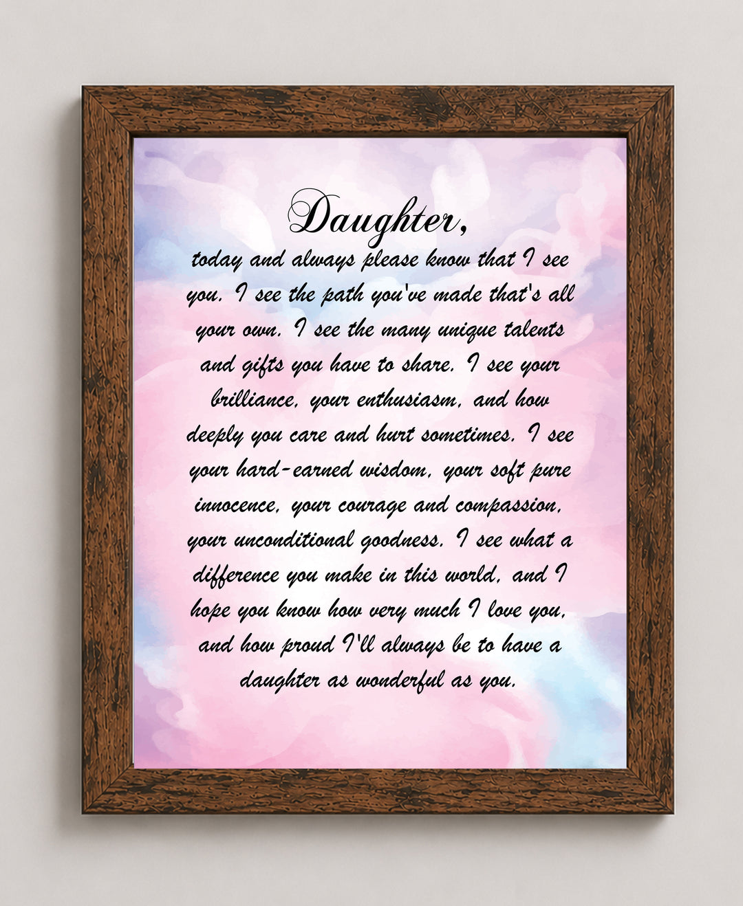 To My Daughter Mother&