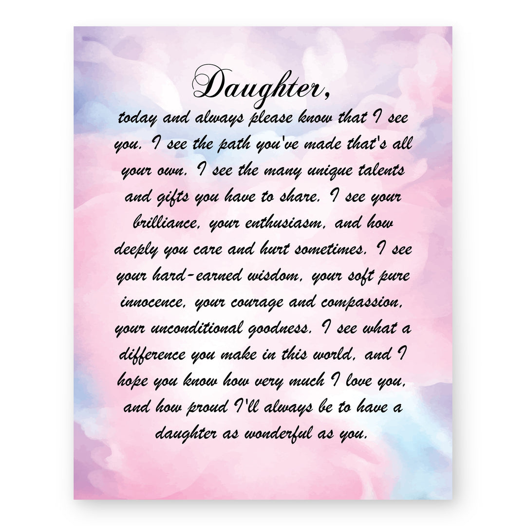 To My Daughter Mother&