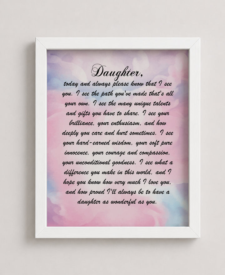To My Daughter Mother&